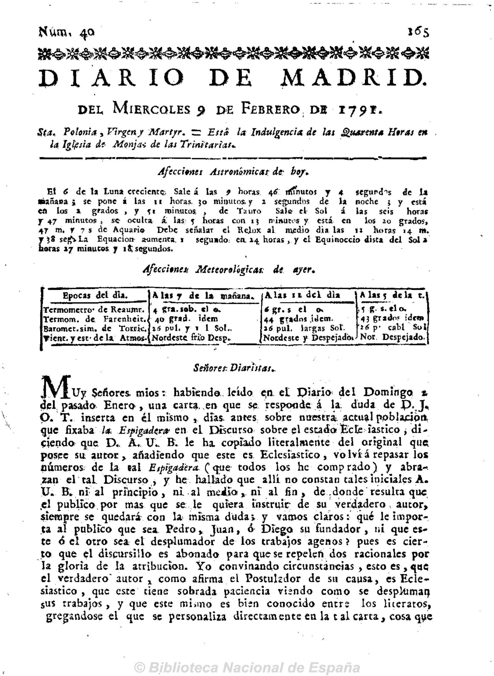 [Carta anónima contra Trigueros atribuida a Juan Pablo Forner]