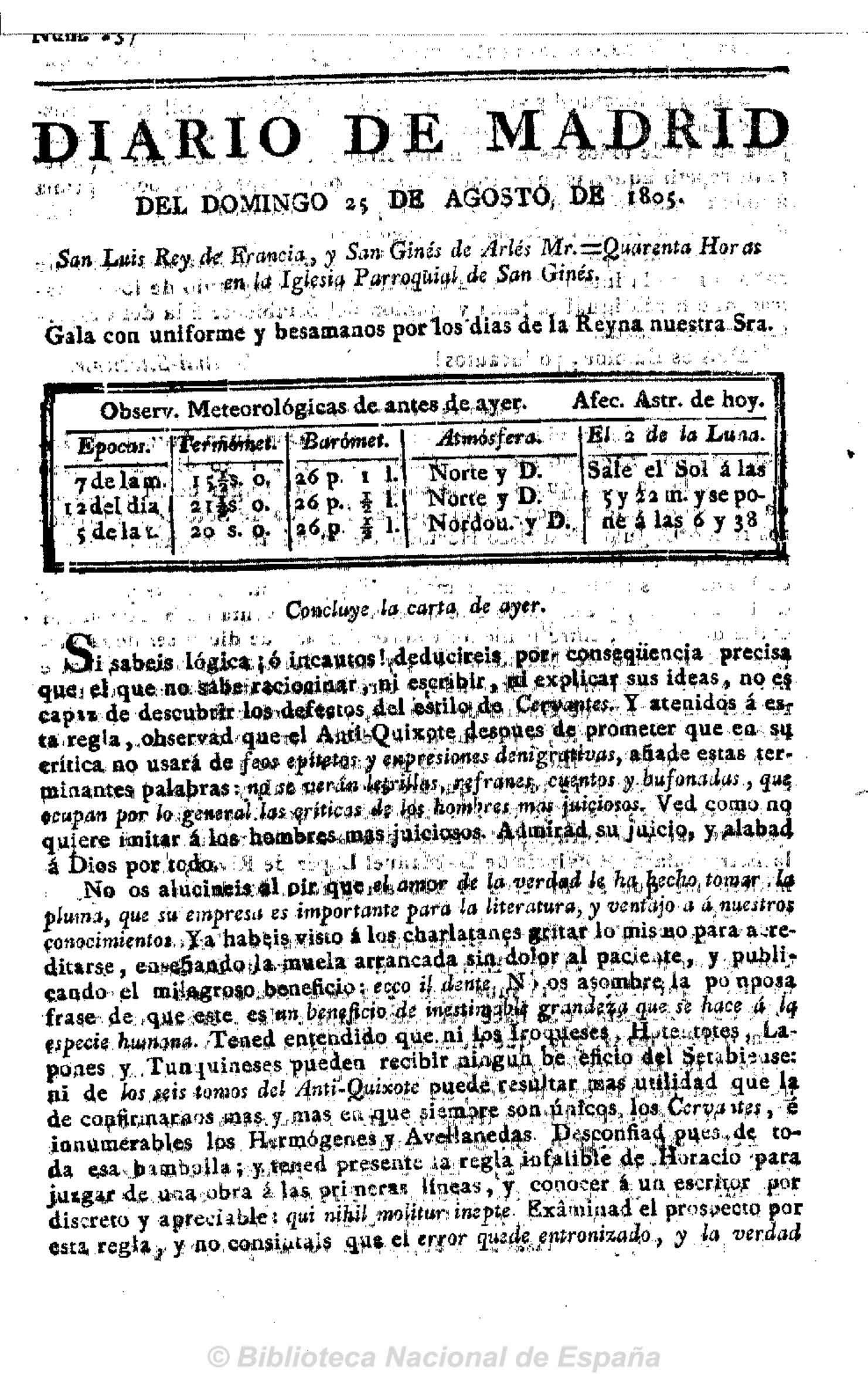 Concluye la carta de ayer [Carta novena en respuesta al Anti-Quijote]