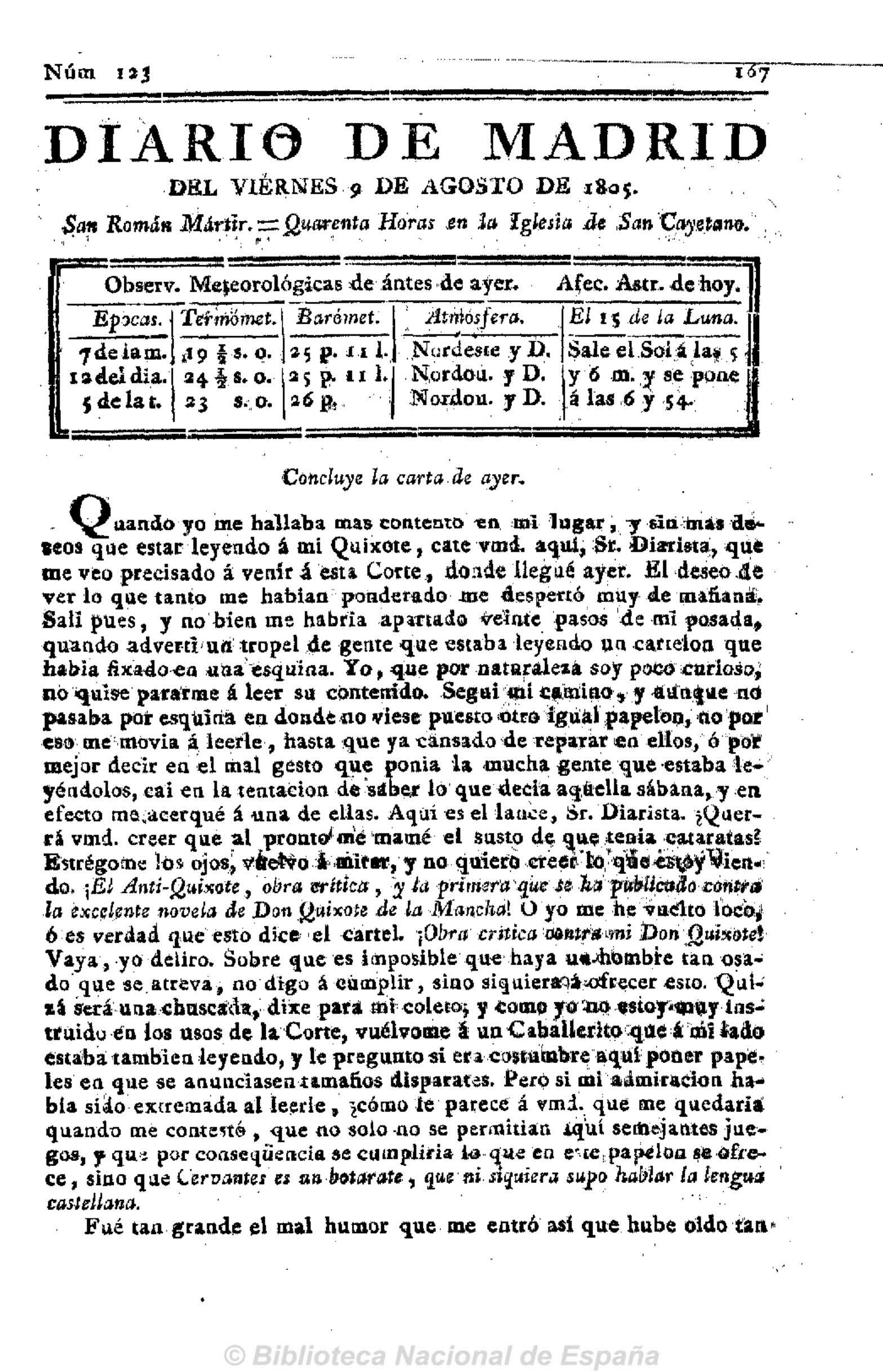 Concluye la carta de ayer [Carta tercera en respuesta al Anti-Quijote]