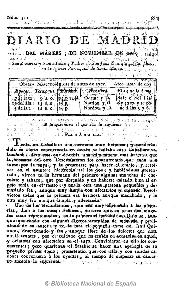 A lo que verá el que lea la siguiente parábola [Carta trigésimo segunda en respuesta al Anti-Quijote]