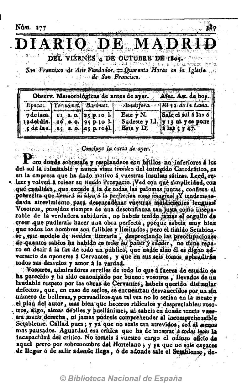 Concluye la carta de ayer [Carta vigésima en respuesta al Anti-Quijote]