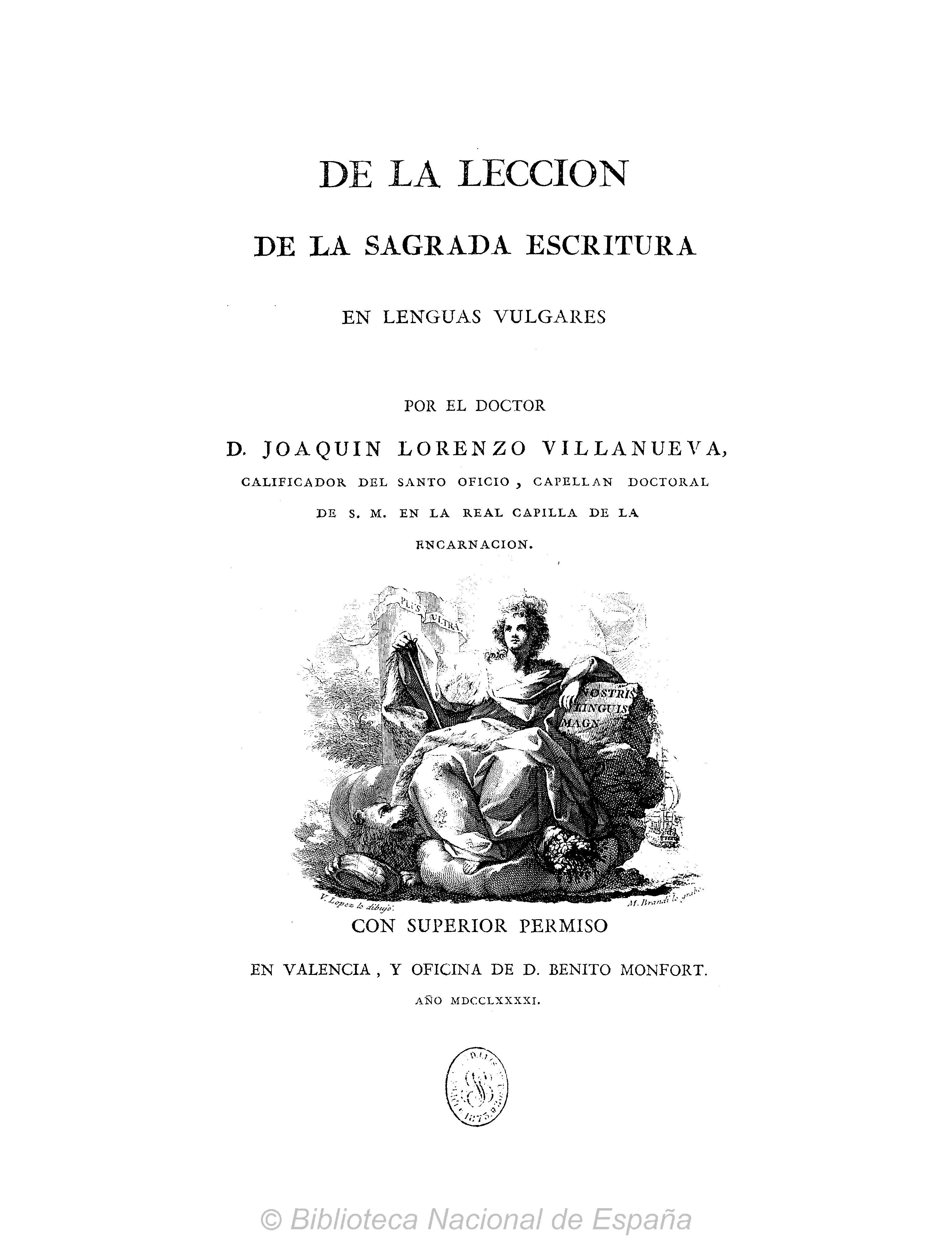 De la lección de la Sagrada Escritura en lenguas vulgares